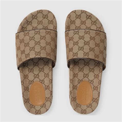 sandalia da gucci masculina|Gucci Slides for Men .